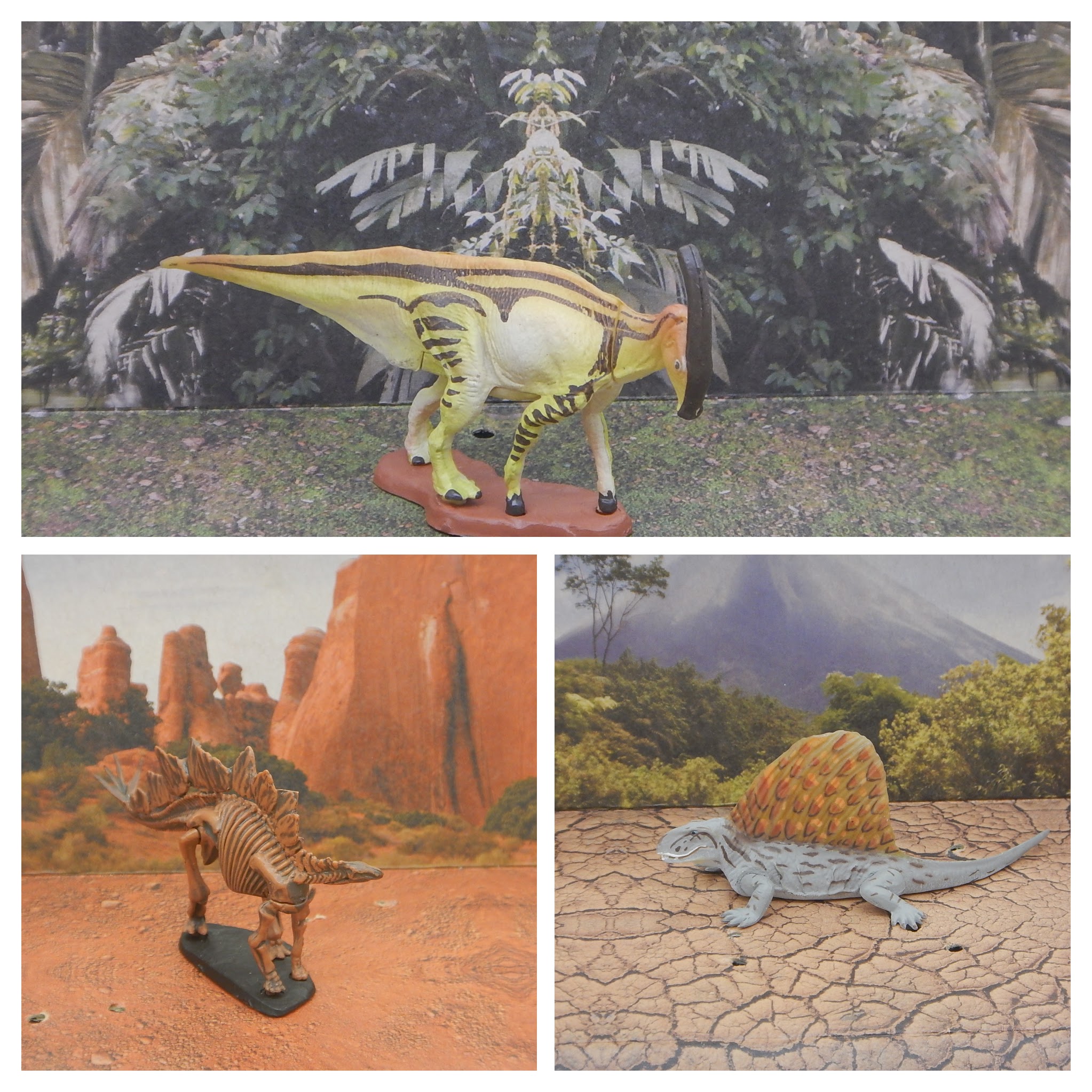 Read more about the article Vault Tales 150 ToyTrio Dimetrodon, Parasaurolophus, Stegosaurus skeleton