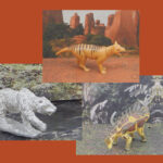 Vault Tales 166 ToyTrio Huayangosaurus, Cave Bear, Thylacine