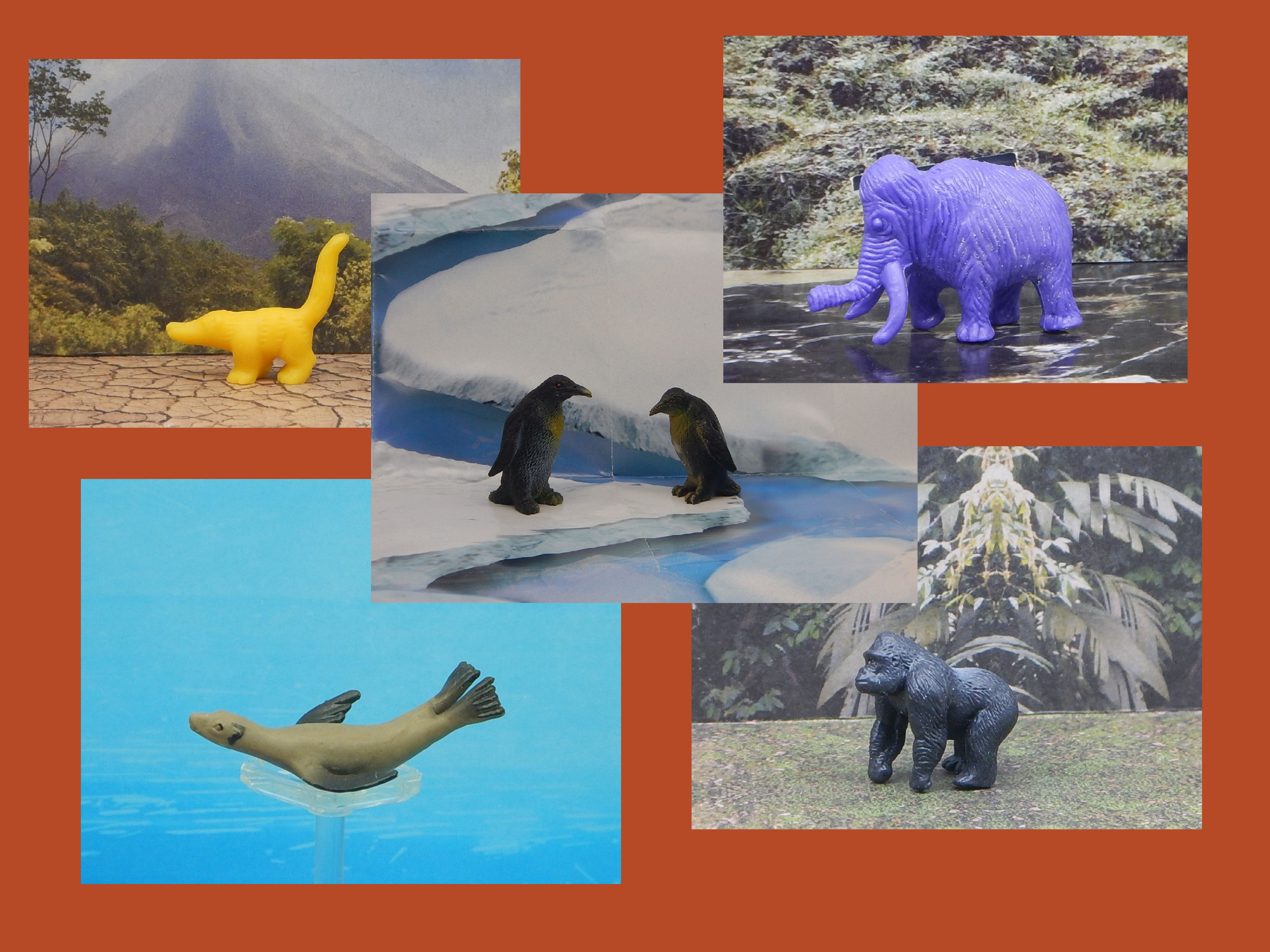 Read more about the article Vault Tales 185 FigureFrenzy Coati, Gorilla, Sea lion, Penguins, Mammoth