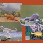 Vault Tales 197 FigureFrenzy Japanese weasel, Sidneyia, Marine iguana, Fukuiraptor