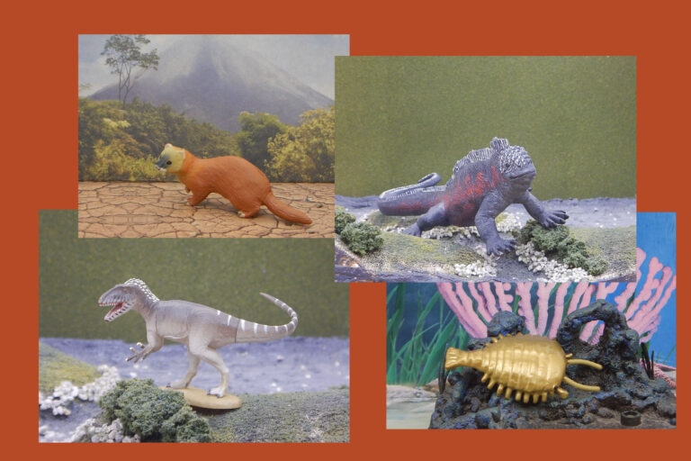 Read more about the article Vault Tales 197 FigureFrenzy Japanese weasel, Sidneyia, Marine iguana, Fukuiraptor