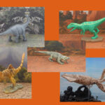 Vault Tales 201 FigureFrenzy Apatosaurus, Carcharodontosaurus, Saurosuchus, Concavenator, Belemnites