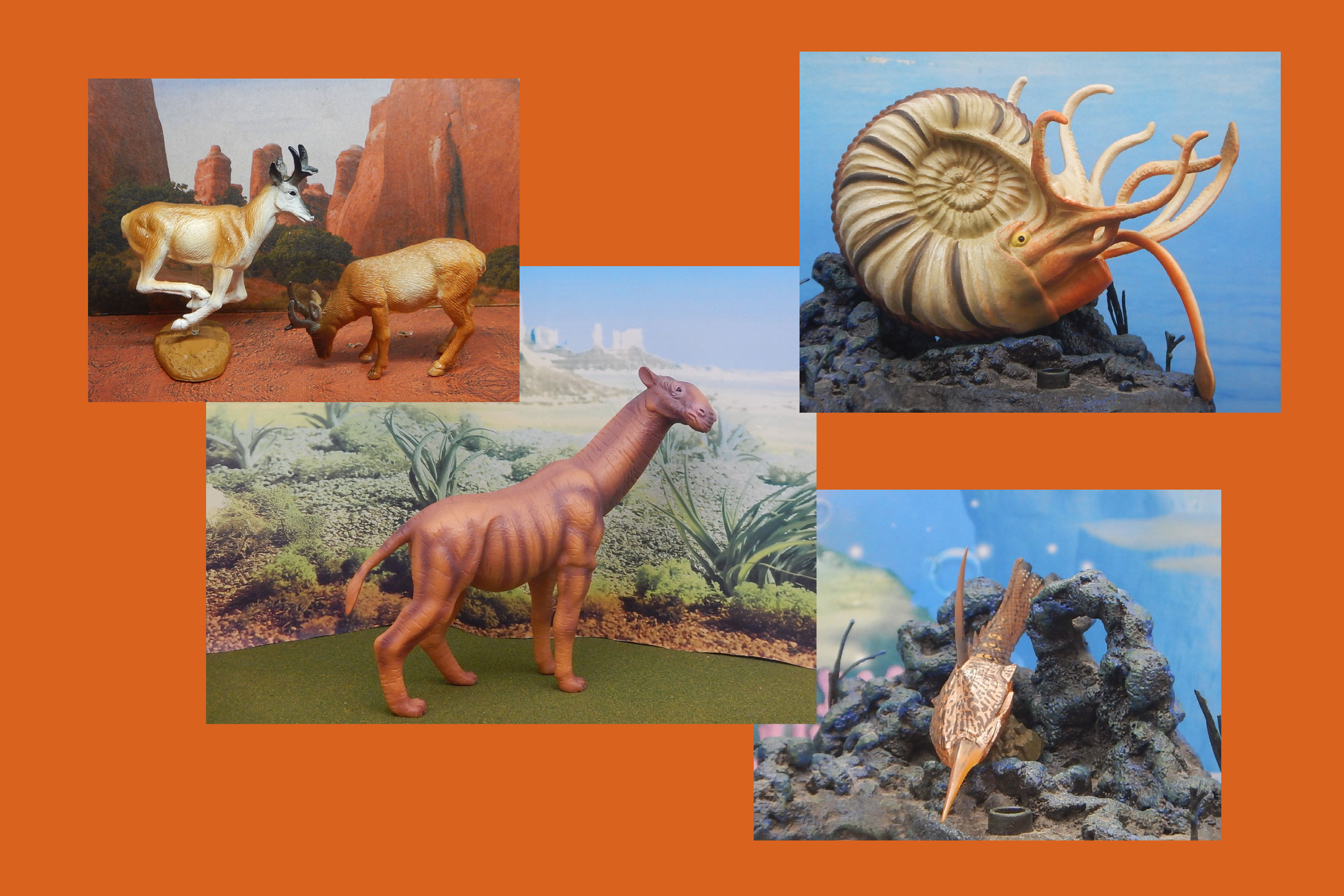 Read more about the article Vault Tales 226 FigureFrenzy Paraceratherium, Pleuroceras, Pteraspis, Pronghorn