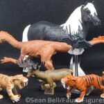 Vault Tales 246 FigureFrenzy Bat, Horse, Smilodon, Megaloceros, Theropoda