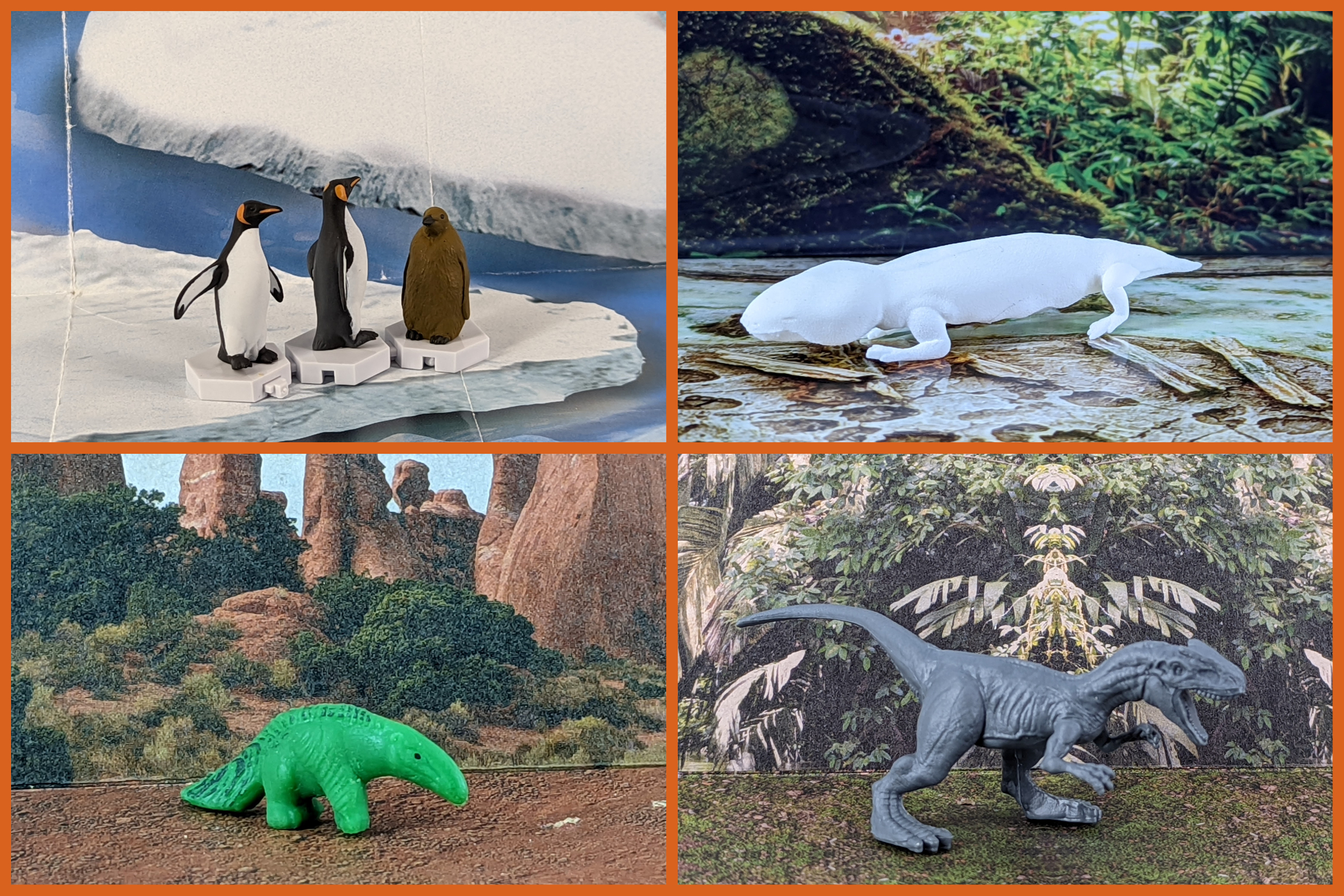 Read more about the article FigureFrenzy 300 Allosaurus, Anteater, Pantylus, Penguin